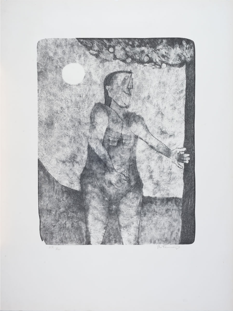 Rufino Tamayo, Adán, Litografía, 101.5 x 75.4 cm, 1990