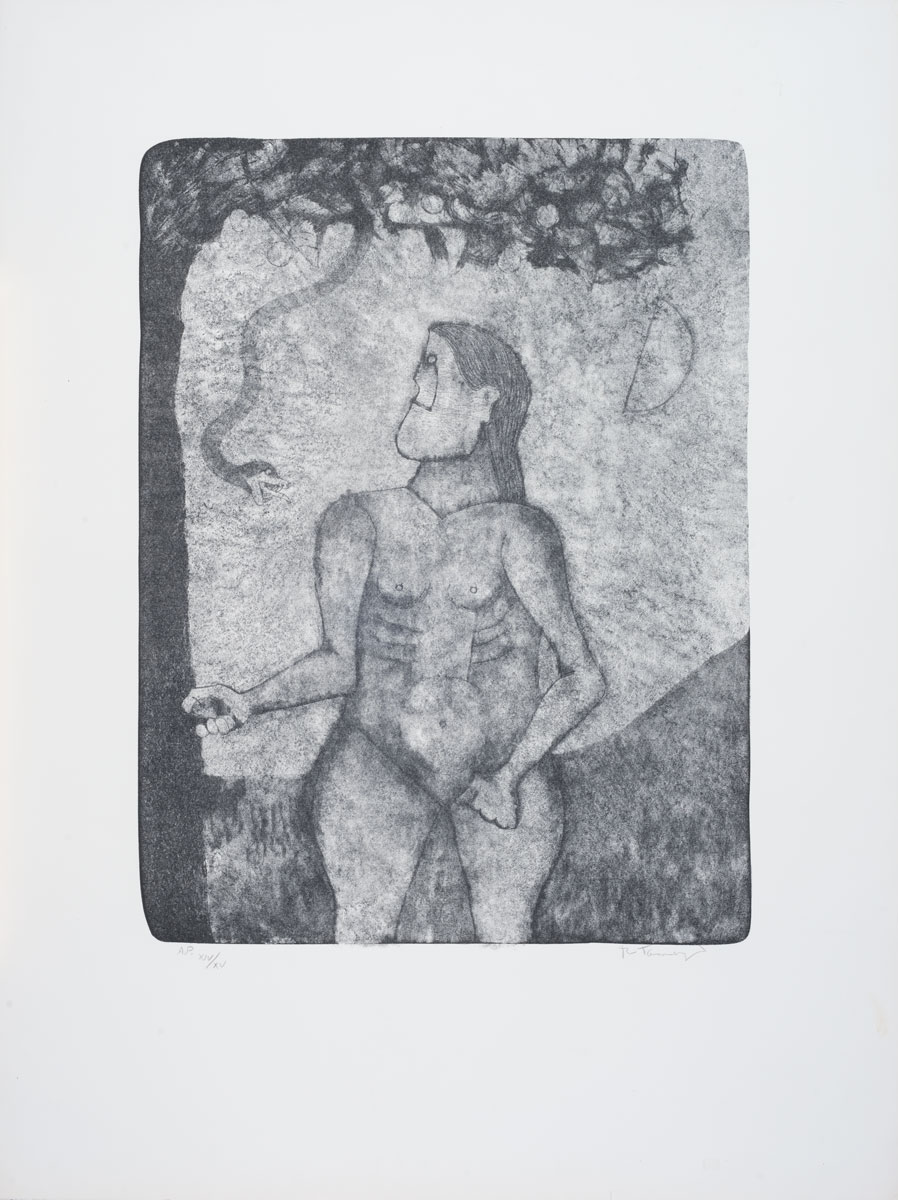 Rufino Tamayo, Eva, Litografía, 101.5 x 75.4 cm, 1990