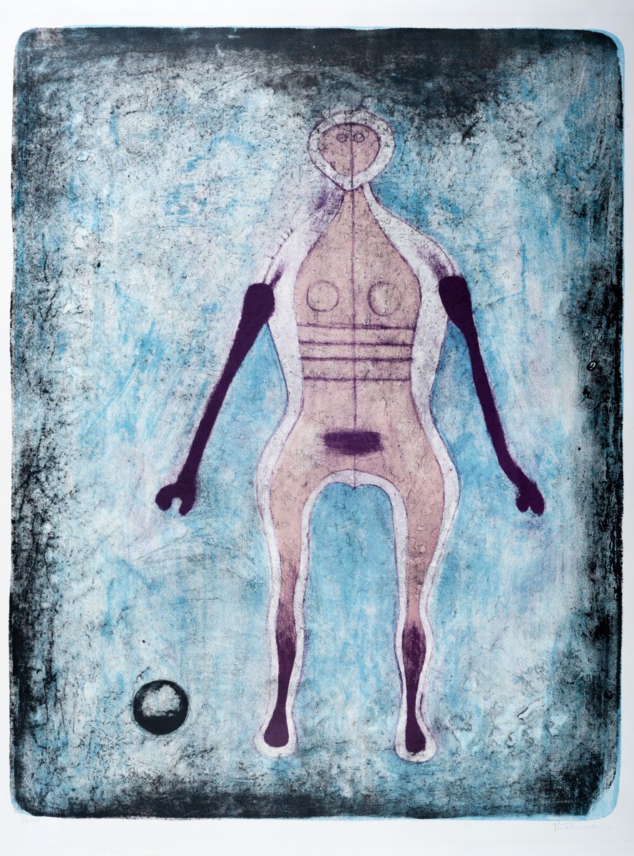 Rufino Tamayo, La negra, Litografía, 75 x 56 cm, 1969