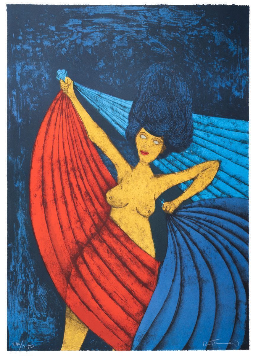 Rufino Tamayo, Salomé, Litografía, 76 x 56 cm, 1983