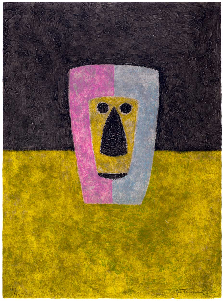 Artista: Rufino Tamayo Título: Máscara Técnica: Aguafuerte Medidas: 76 x 55.5 cm Año: 1984