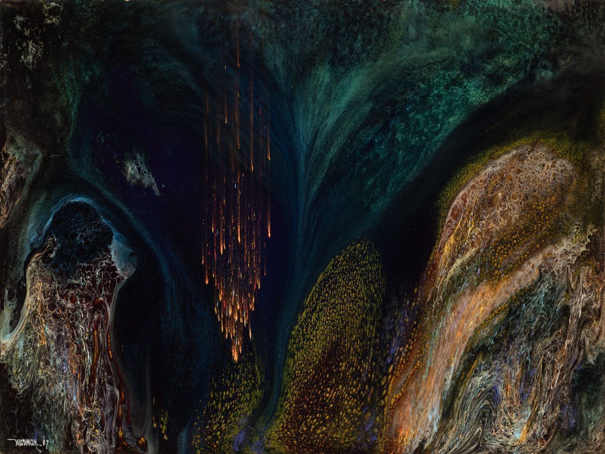 Leonardo Nierman Paisaje 60 x 80 cm Acrílico sobre masonite